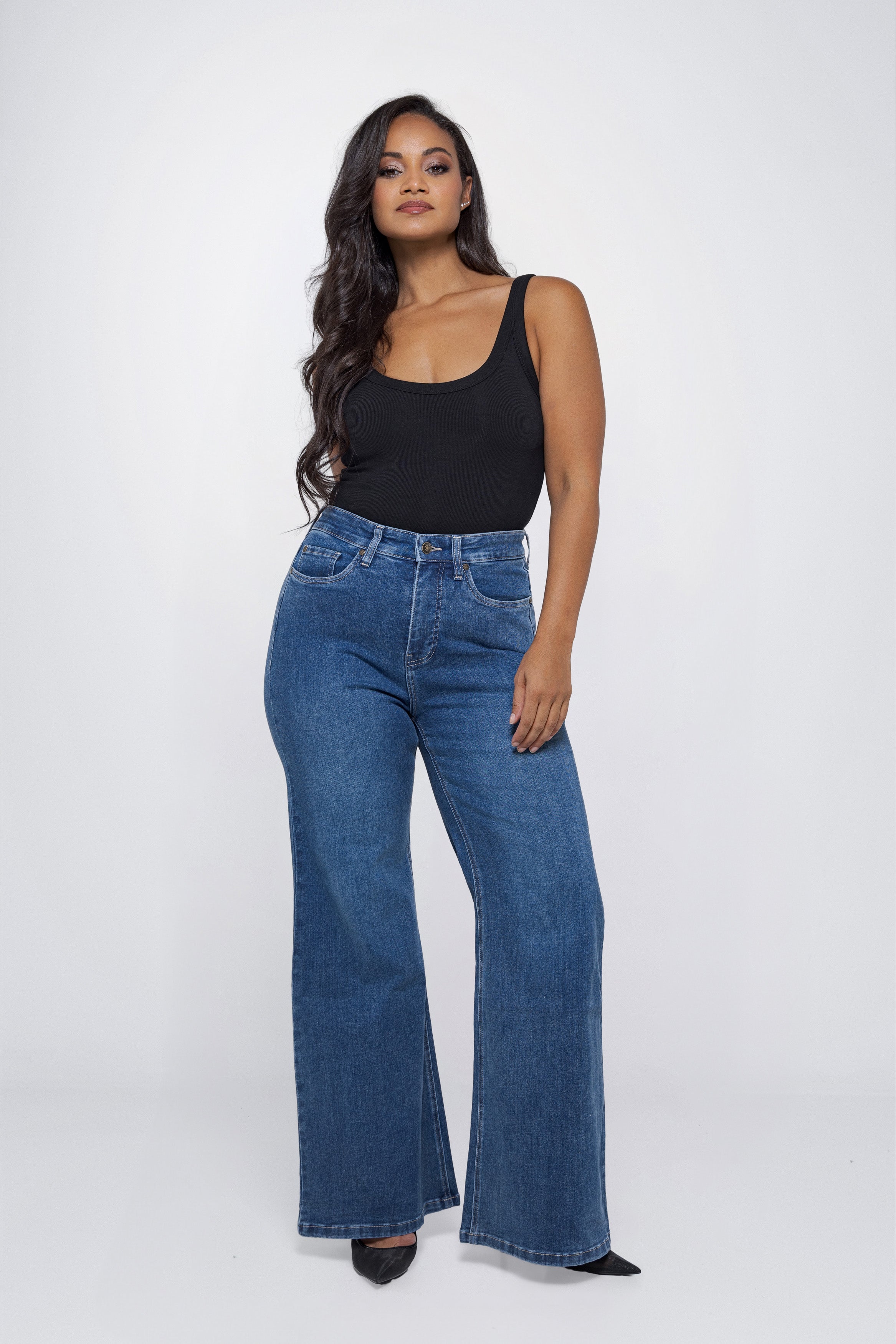 BELL Plus-Size Bell-Bottom Jeans | Fox Factor®